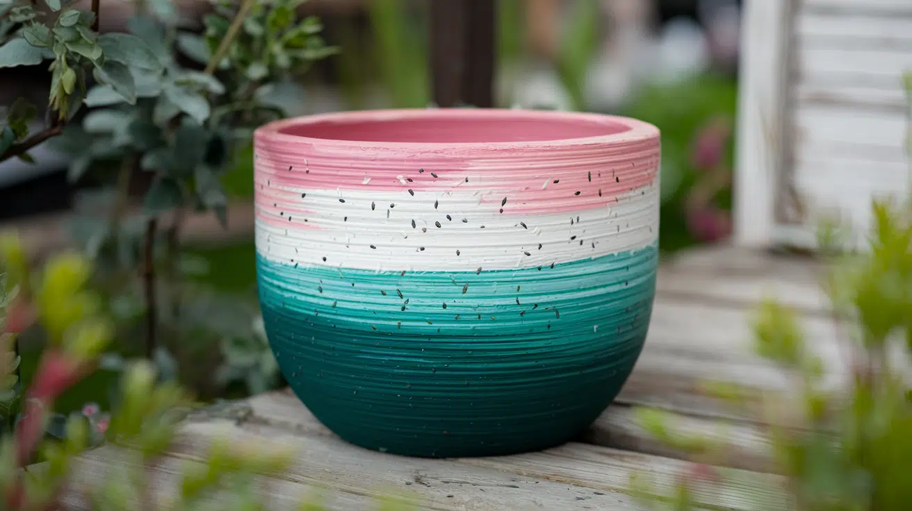 watermelon gradient pots