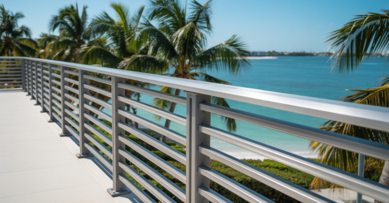Aluminum Railings in Palm Beach (Durable, Rust Proof & Hurricane Strong)