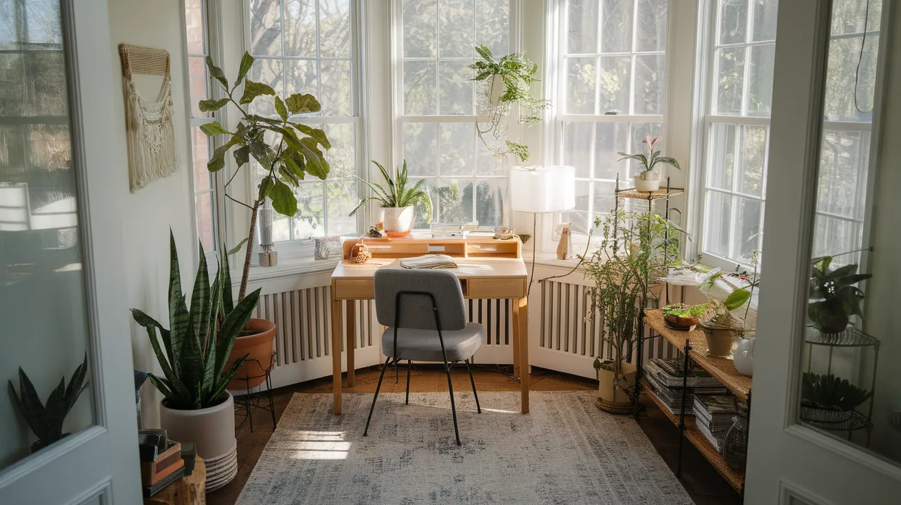 writing spot cozy small sunroom
