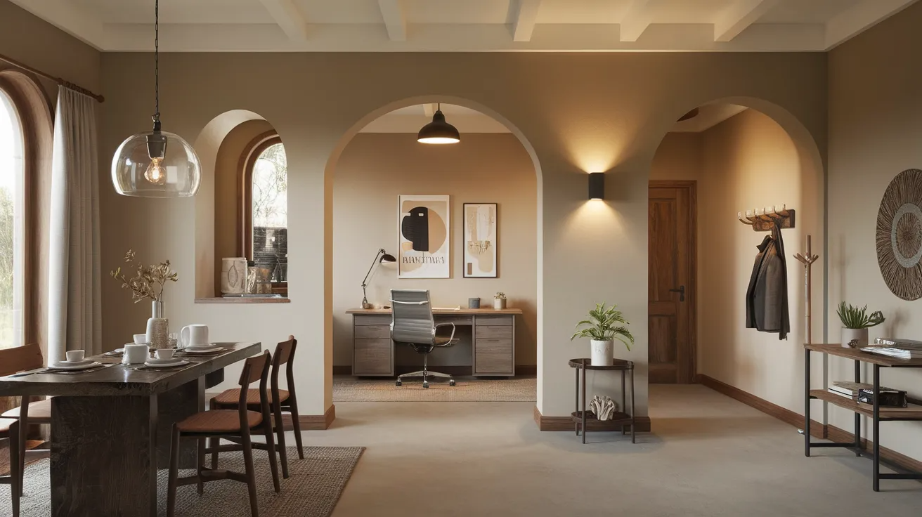 zone lighting modern rustic interior design