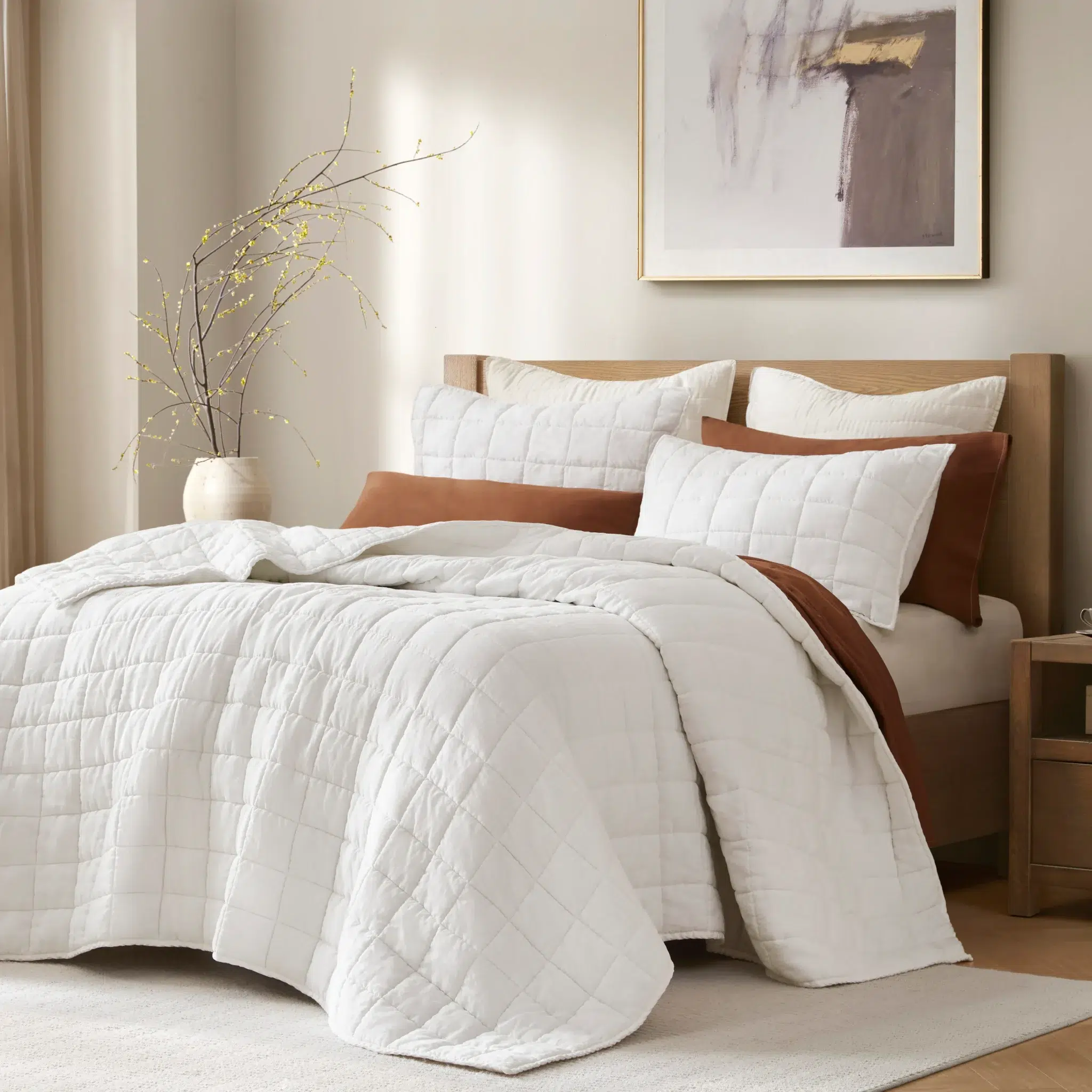 Effortless Luxury: The French Flax Linen Quilt Set