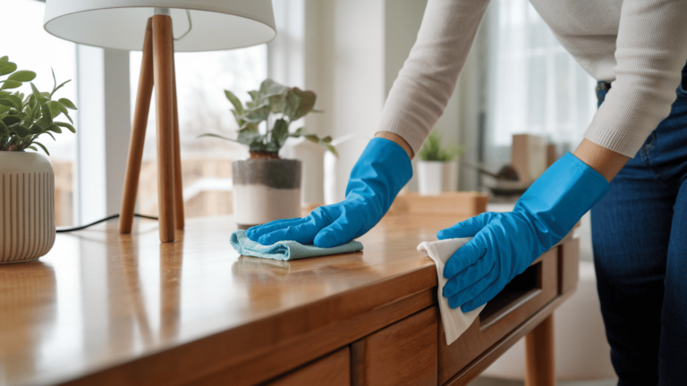 lean Wood Furniture without Causing Damage at Home