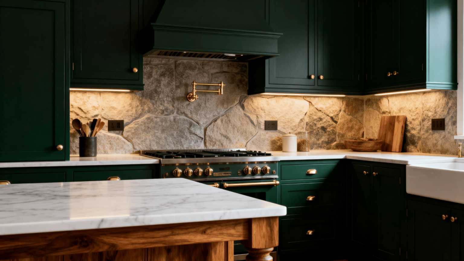 29 Moody Kitchen Ideas: Bold and Dramatic Designs - A House in the Hills