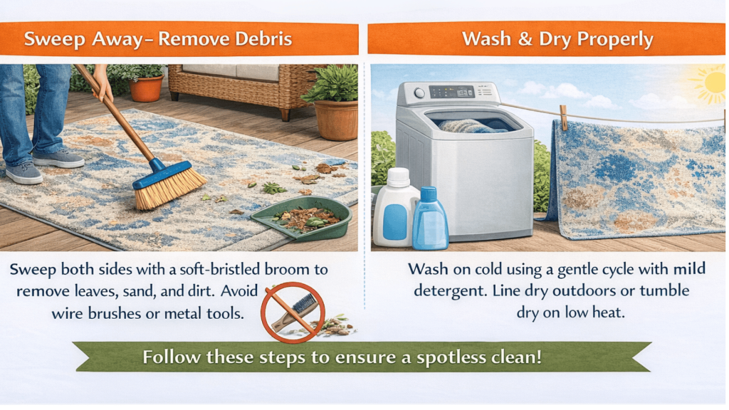 How to Wash Ruggable Rugs Without Damage - A House in the Hills