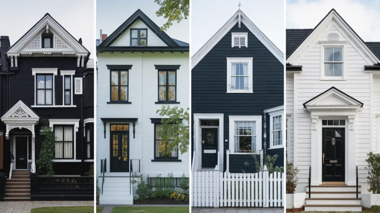black and white house exterior ideas that always work