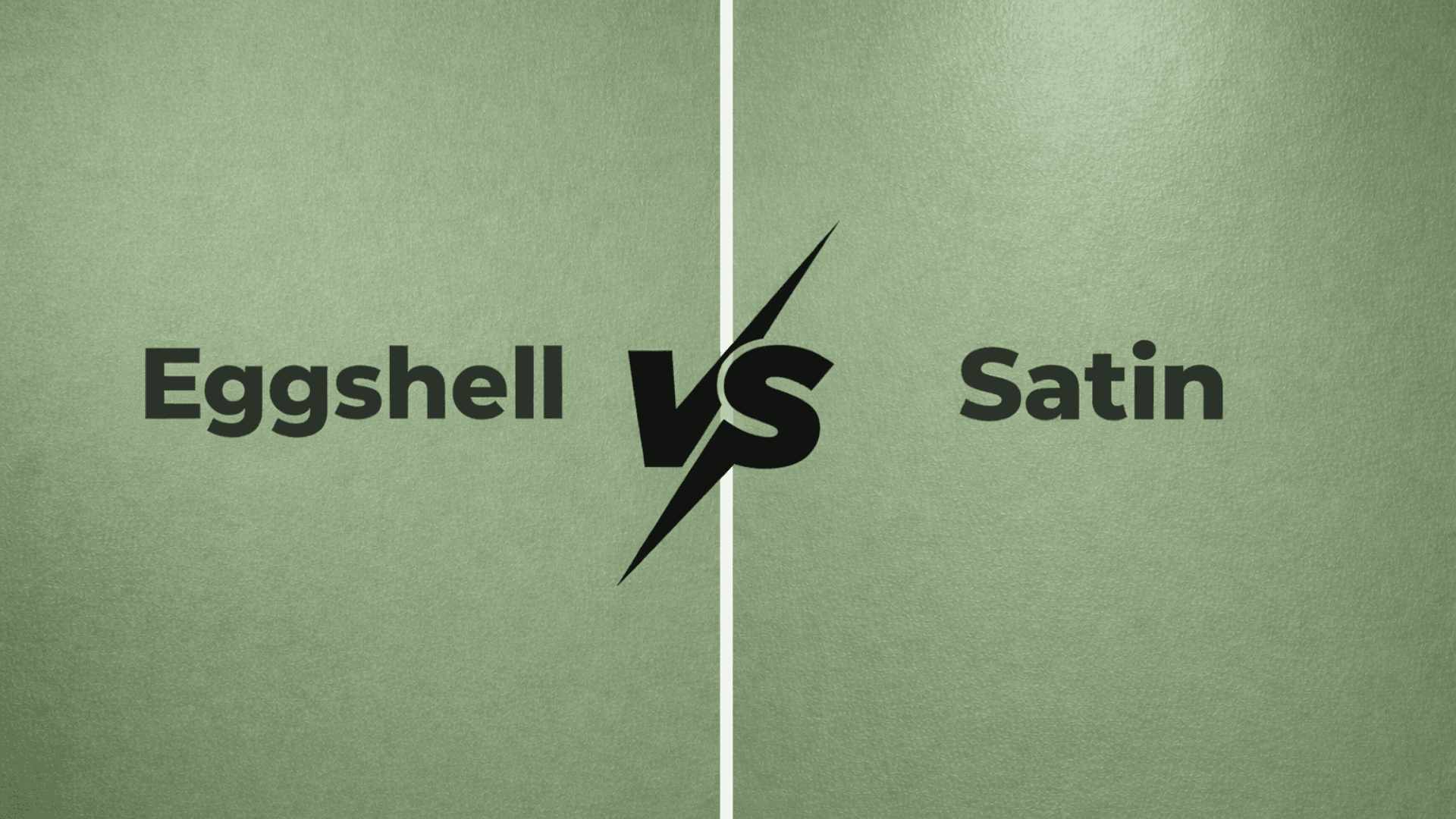 eggshell vs satin paint