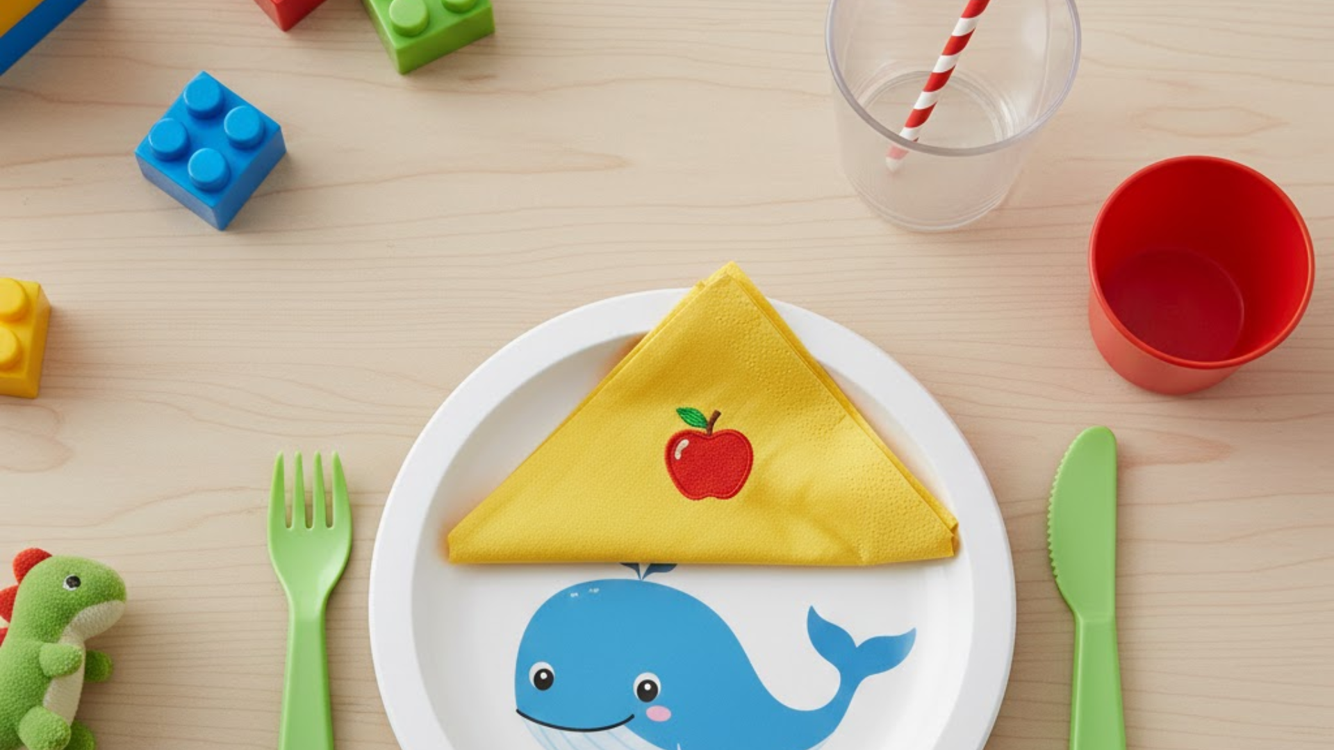 kids table setting diagram