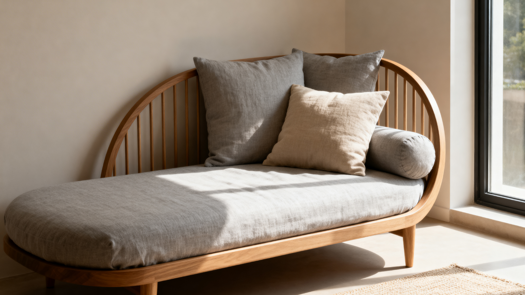 modern daybed for sleeping and sitting during day