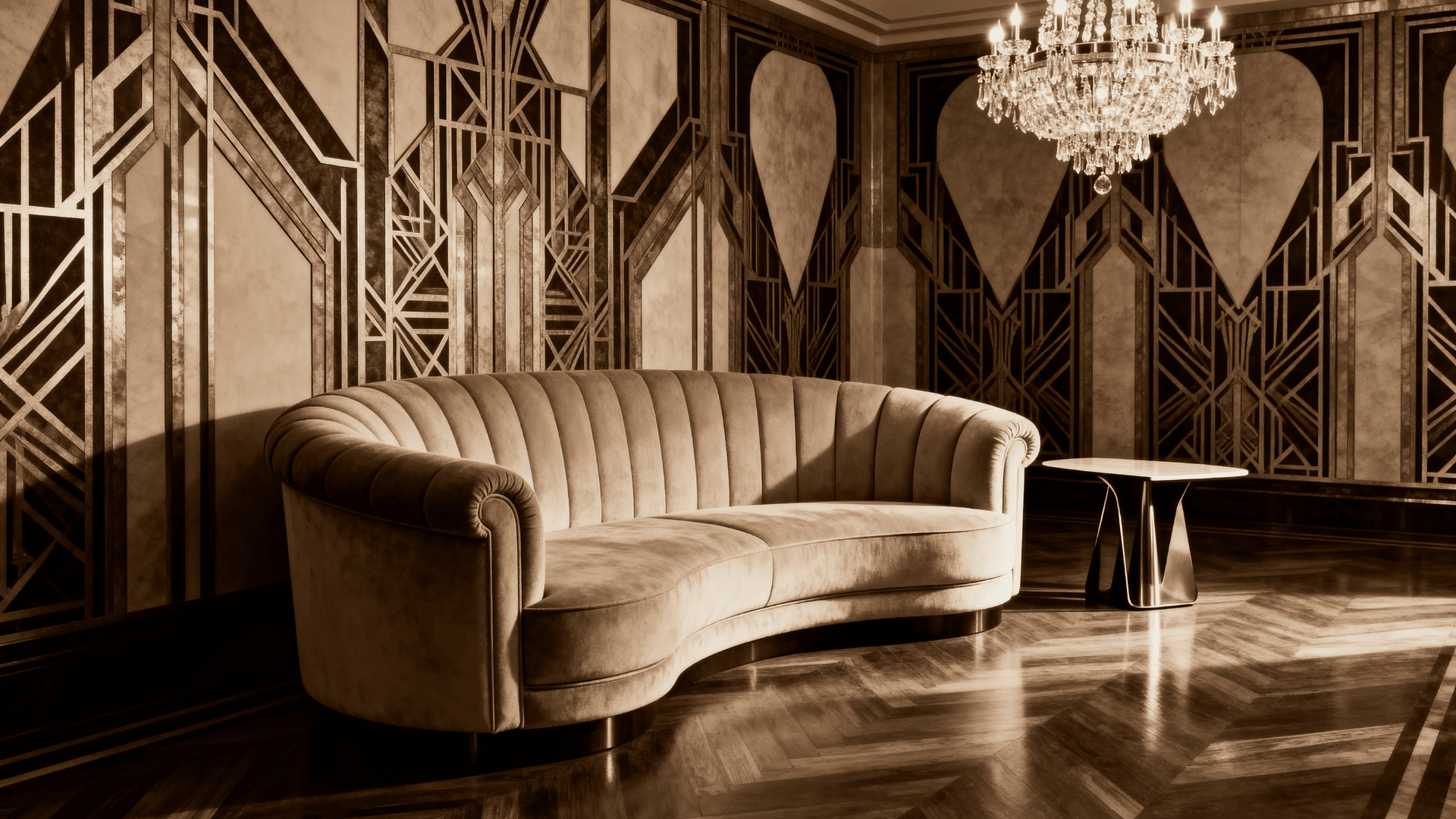 ow floor sofa in a minimalist Zen style room with neutral decor.