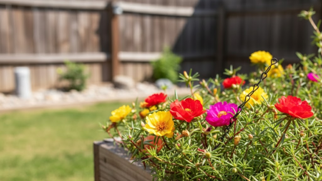 portulaca easy flowers to grow in full sun pots