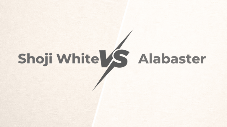 shoji white vs alabaster