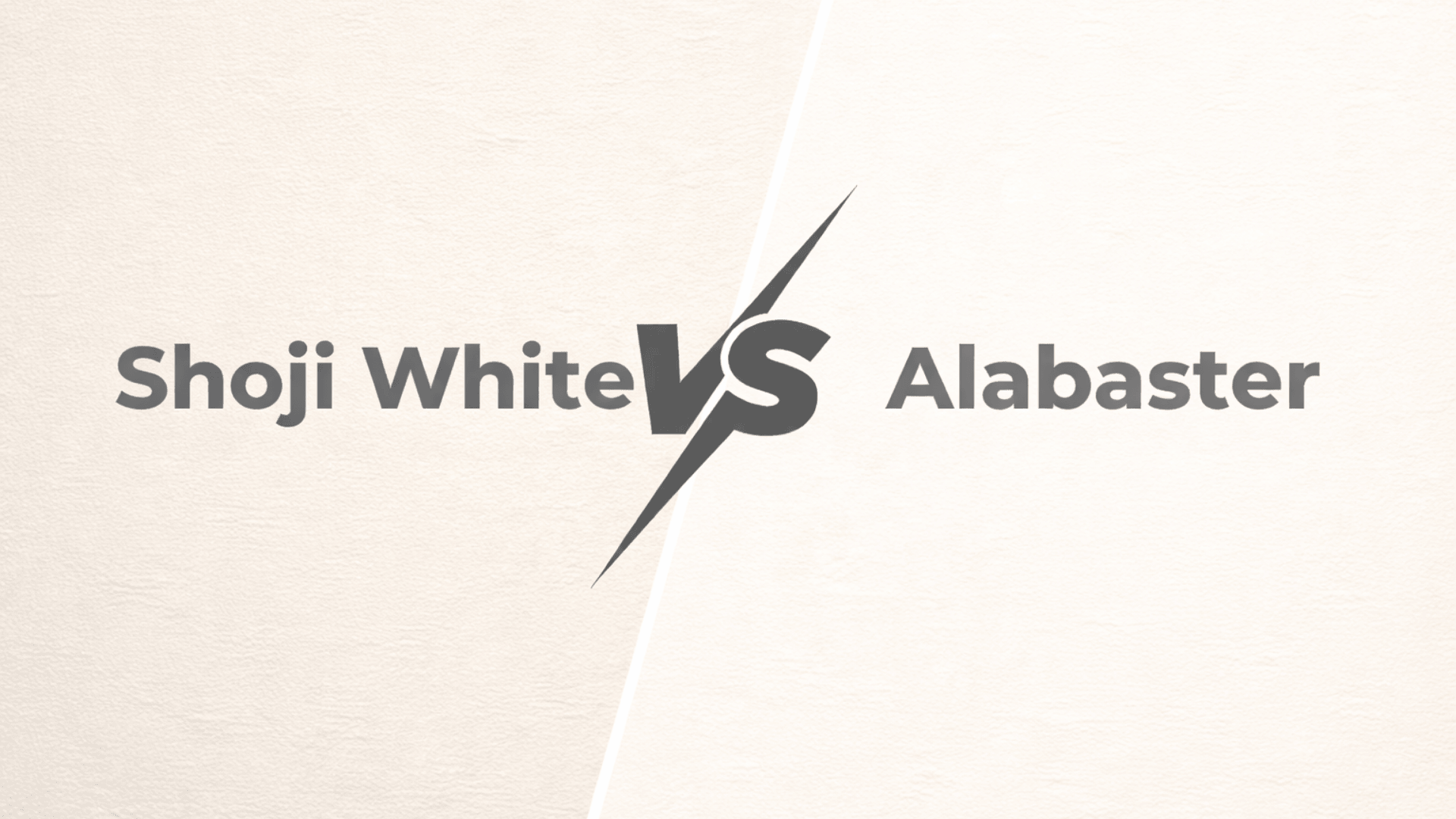 shoji white vs alabaster