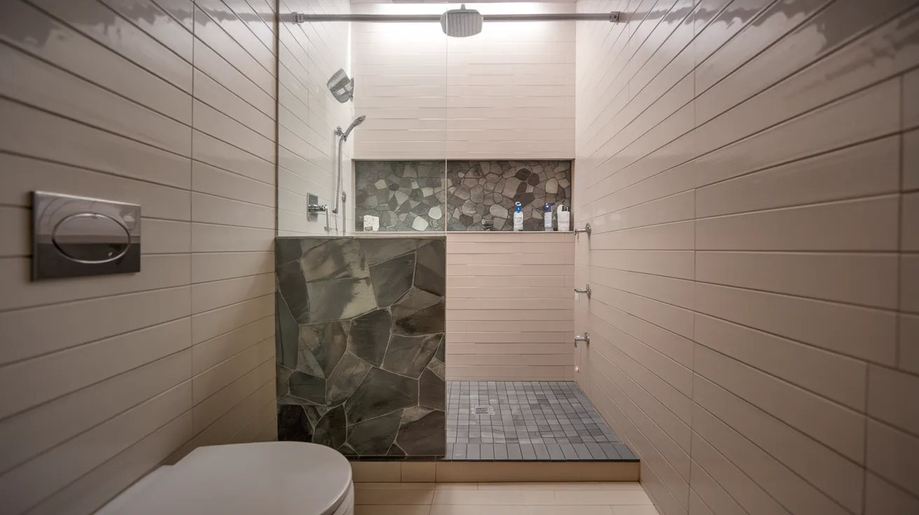 simple open shower design modern bathroom remodel ideas