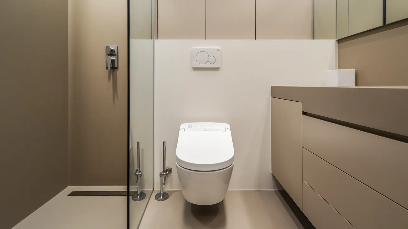 smart toilet with simple features modern bathroom remodel ideas