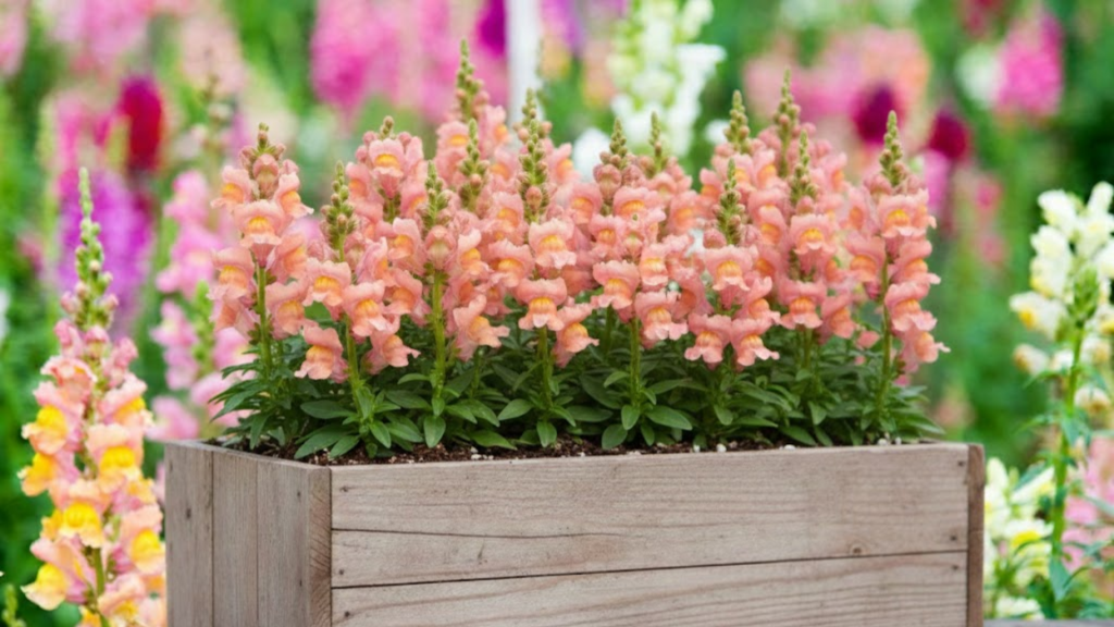 snapdragons easy flowers to grow in containers