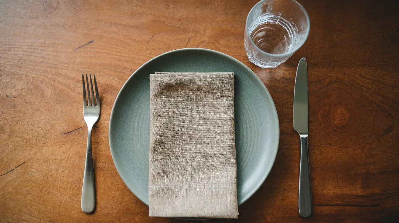 table setting diagram