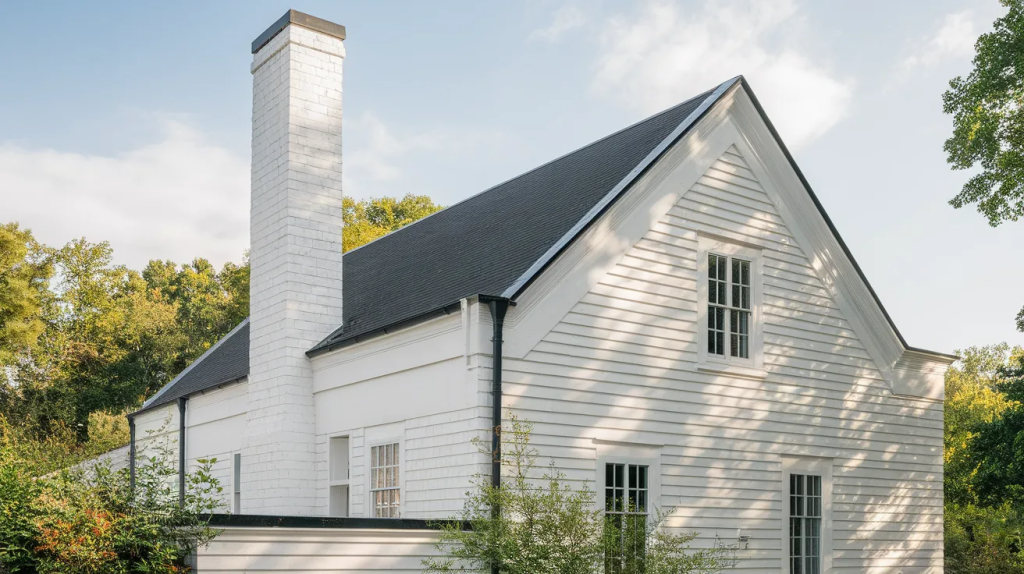 white house black chimney
