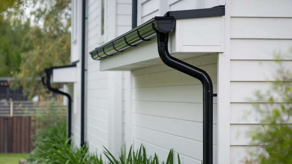 white house black gutters