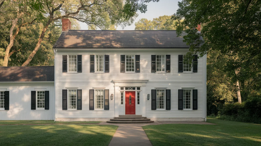 white house black shutters