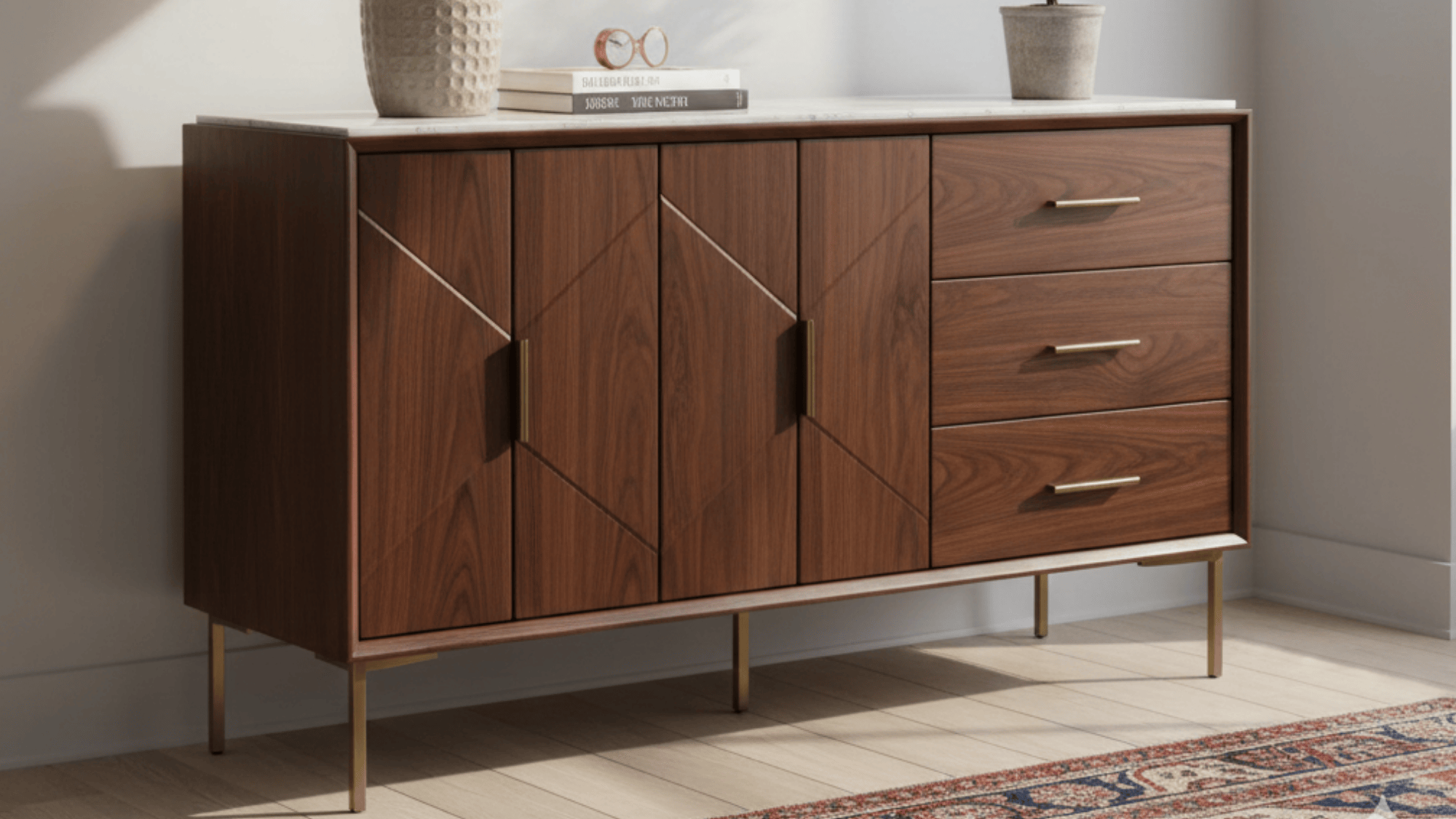 wooden storage cabinet