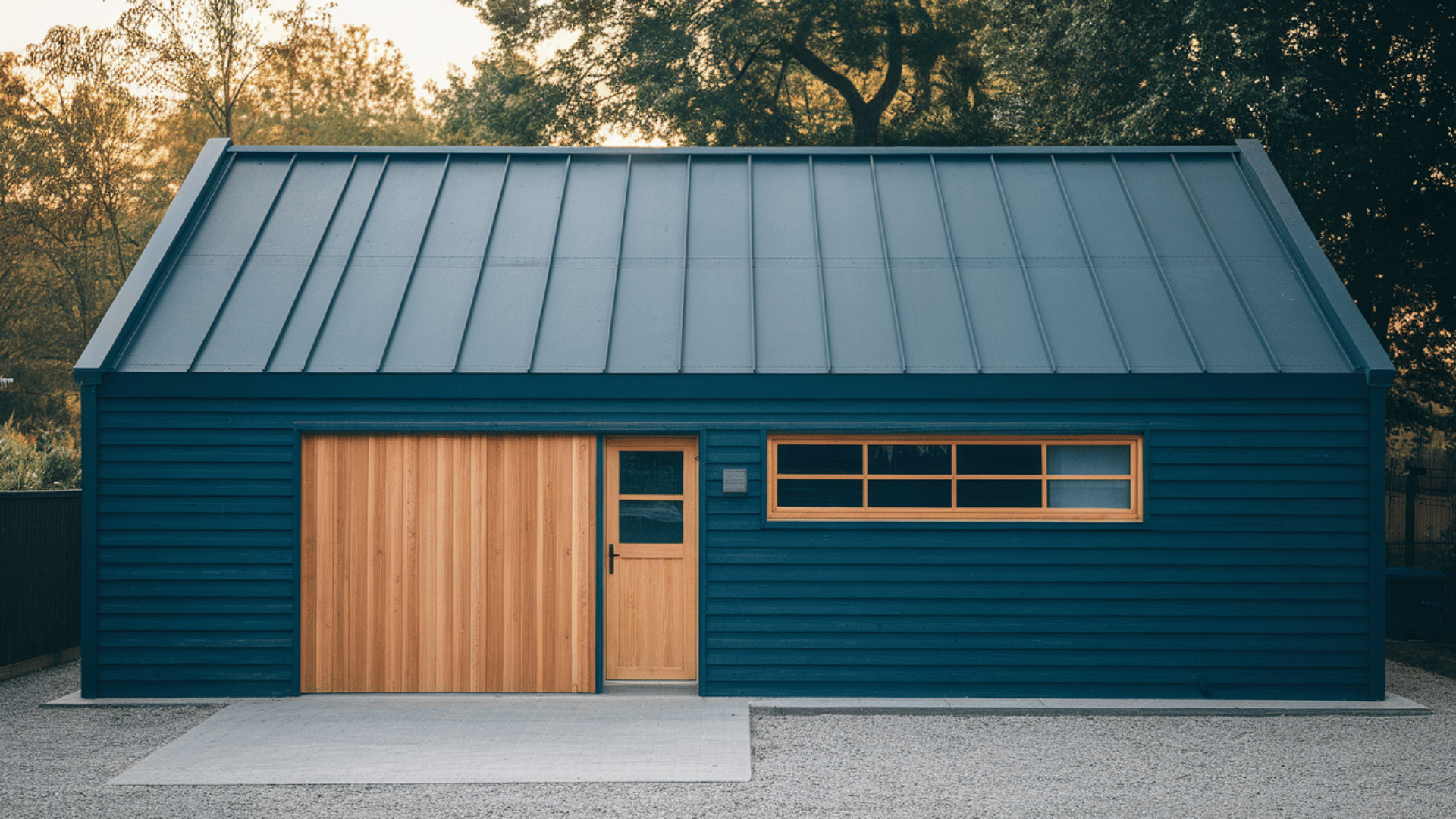 Combining industrial steel with the warmth of natural cedar creates a striking, modern look