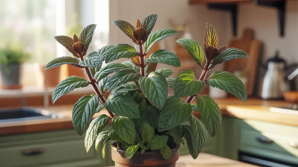 chocolate mint plant image