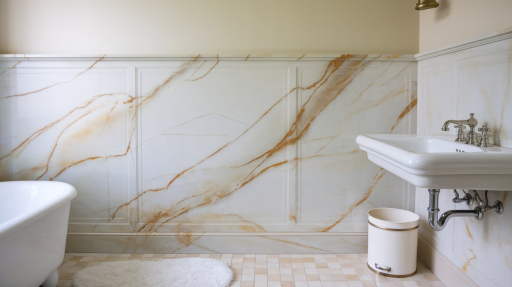 marble wainscoting