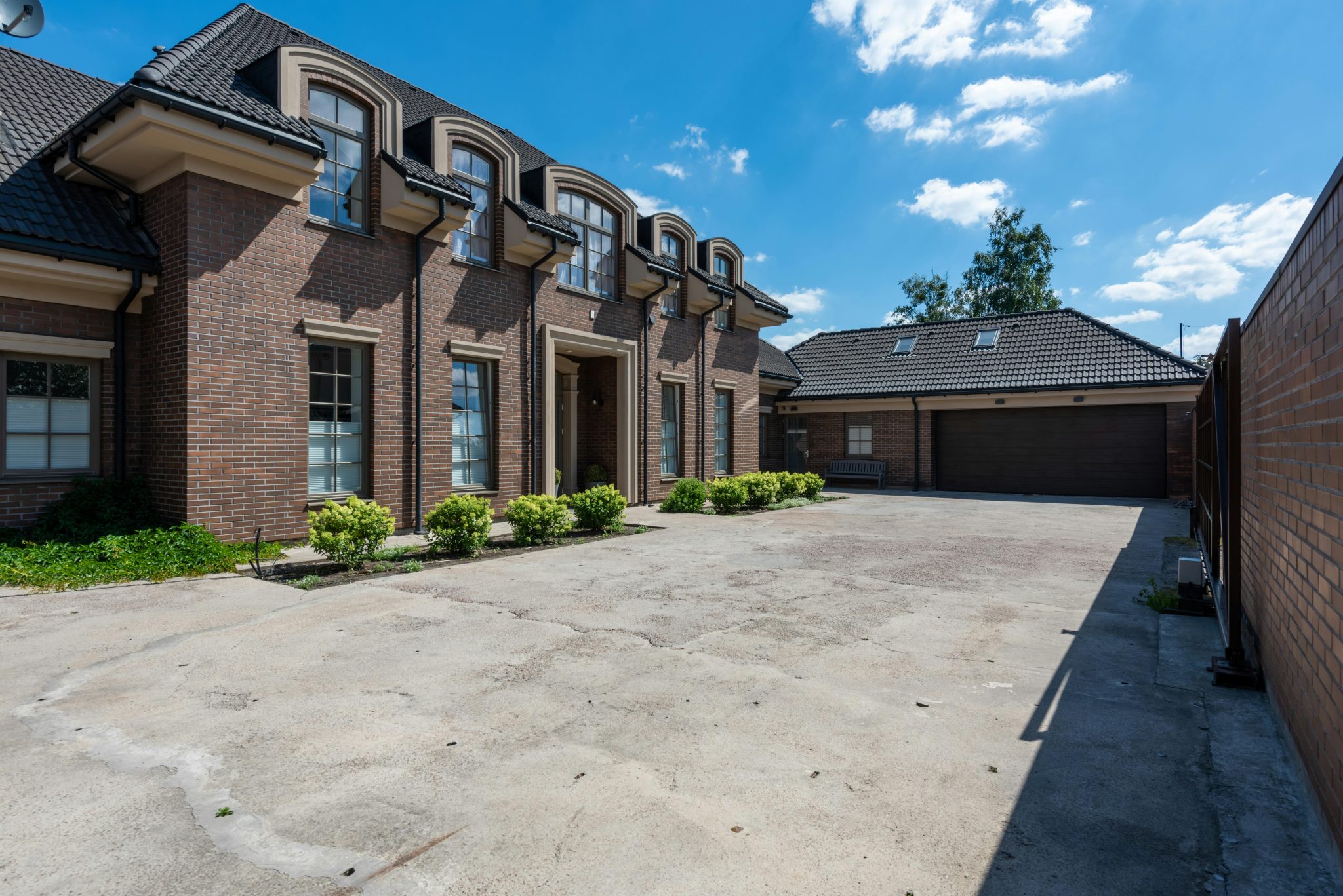 exterior design of a residential or commercial property