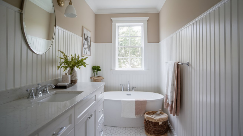 vertical high wainscoating