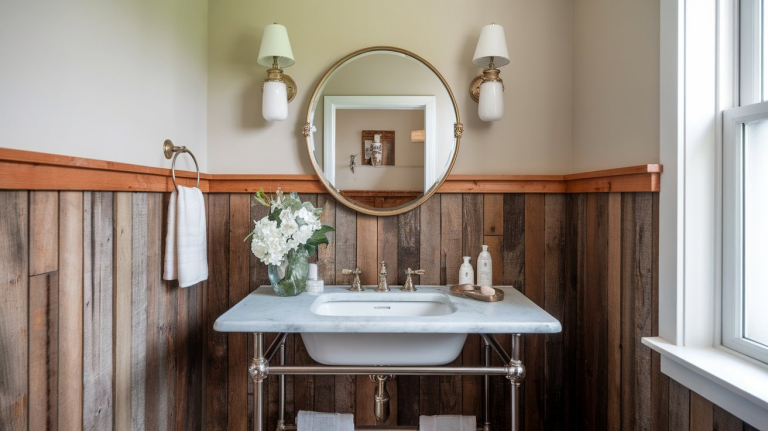 wainscoting+ideas+for+small+bathrooms