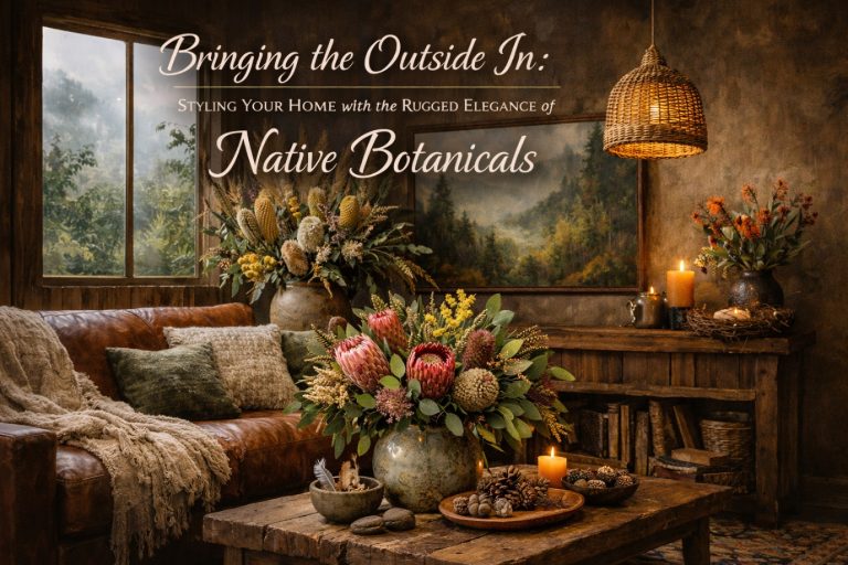 Bringing the Outside In: Styling Your Home with the Rugged Elegance of Native Botanicals
