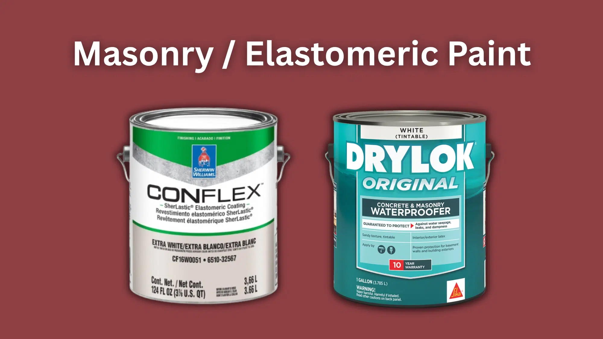 Masonry  Elastomeric Paint