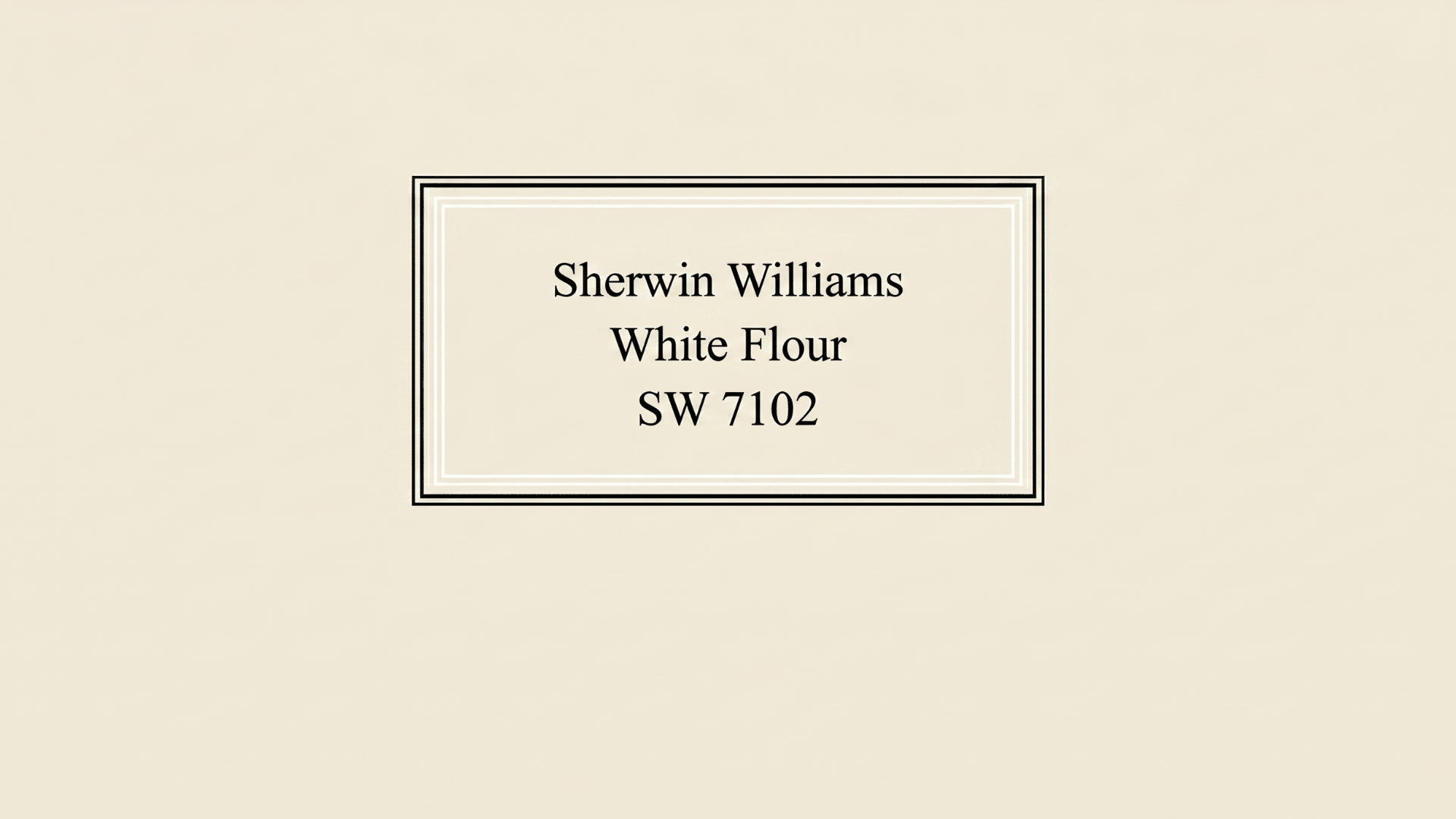 background-showing-sherwin-williams-white-flour-sw-7102-with-centered-text-label-of-the-paint-name-and-code