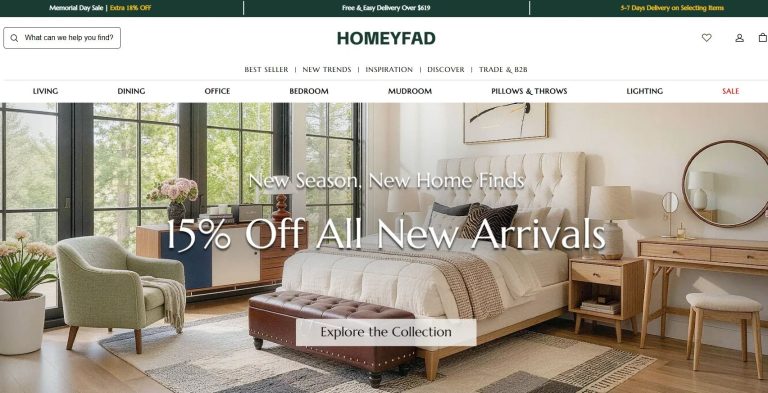 10 Affordable Online Furniture Stores for Modern Living USA