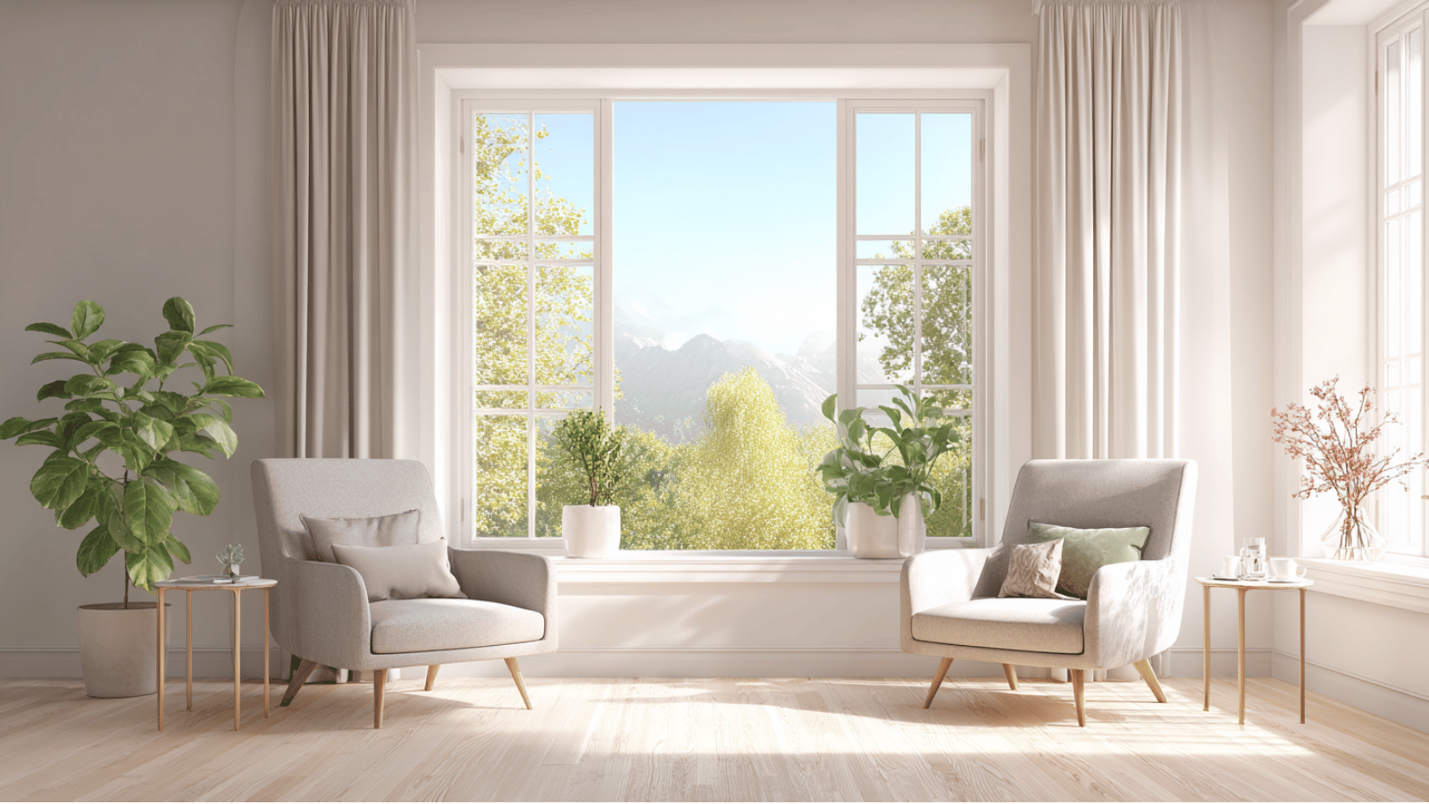 Standard window size chart showing common window types with labeled dimensions in a modern comparison layout.