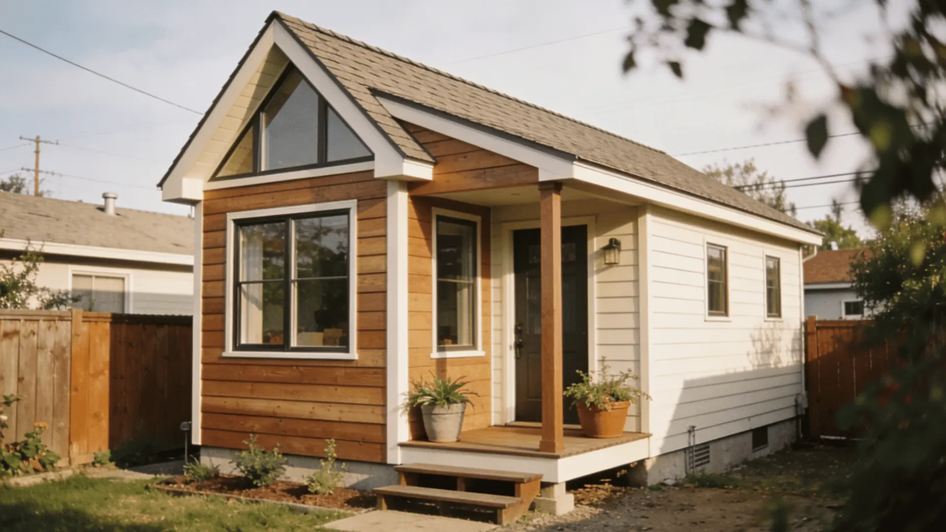 Compact 250-square-foot accessory dwelling unit (ADU) serving as a guest house or rental property