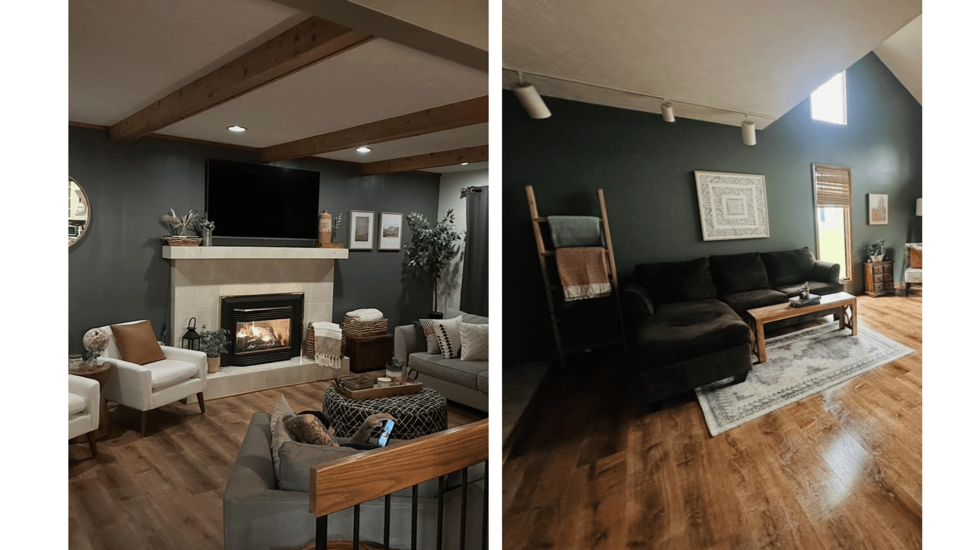 ideas for two living areas