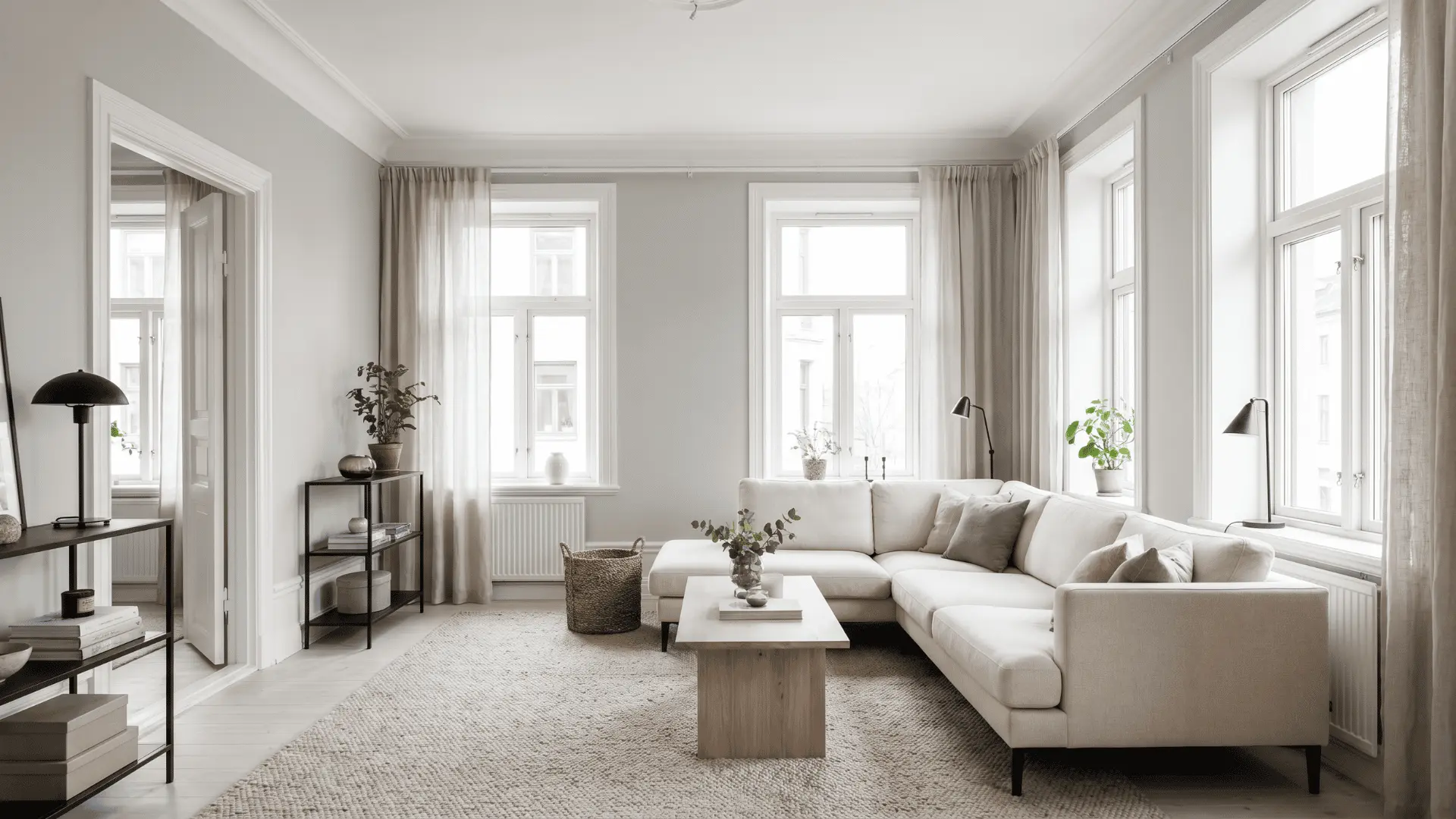modern-living-room-with-pale-grey-walls-soft-white-trim-light-furniture-black-accents-and-large-windows-with-natural-daylight