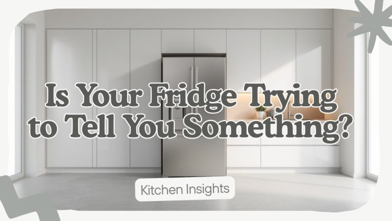 Is Your Fridge Trying to Tell You Something? Small Signs Worth Acting On