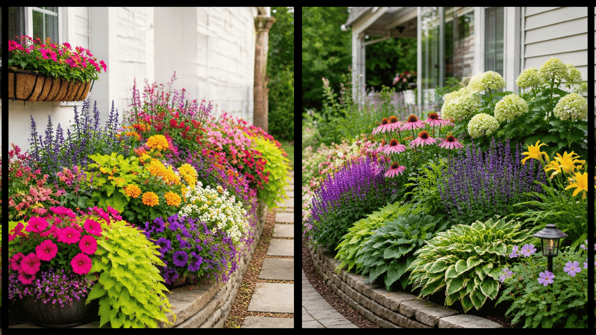 Do perennials come back every year? Compare colorful annual and perennial garden plants.