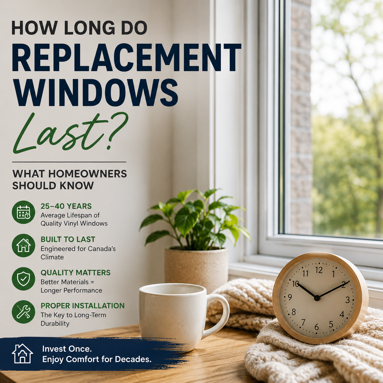 How Long Do Replacement Windows Last? What Homeowners Should Know