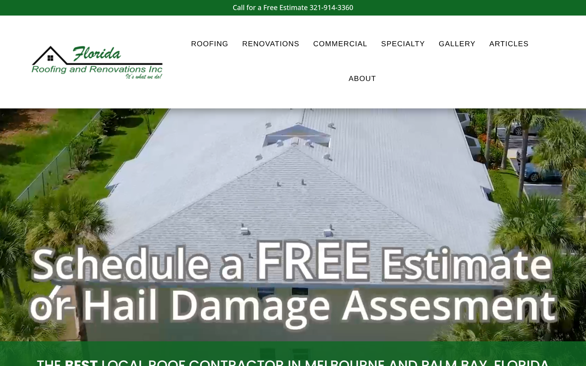 Florida Roofing and Renovations Inc Screenshot
