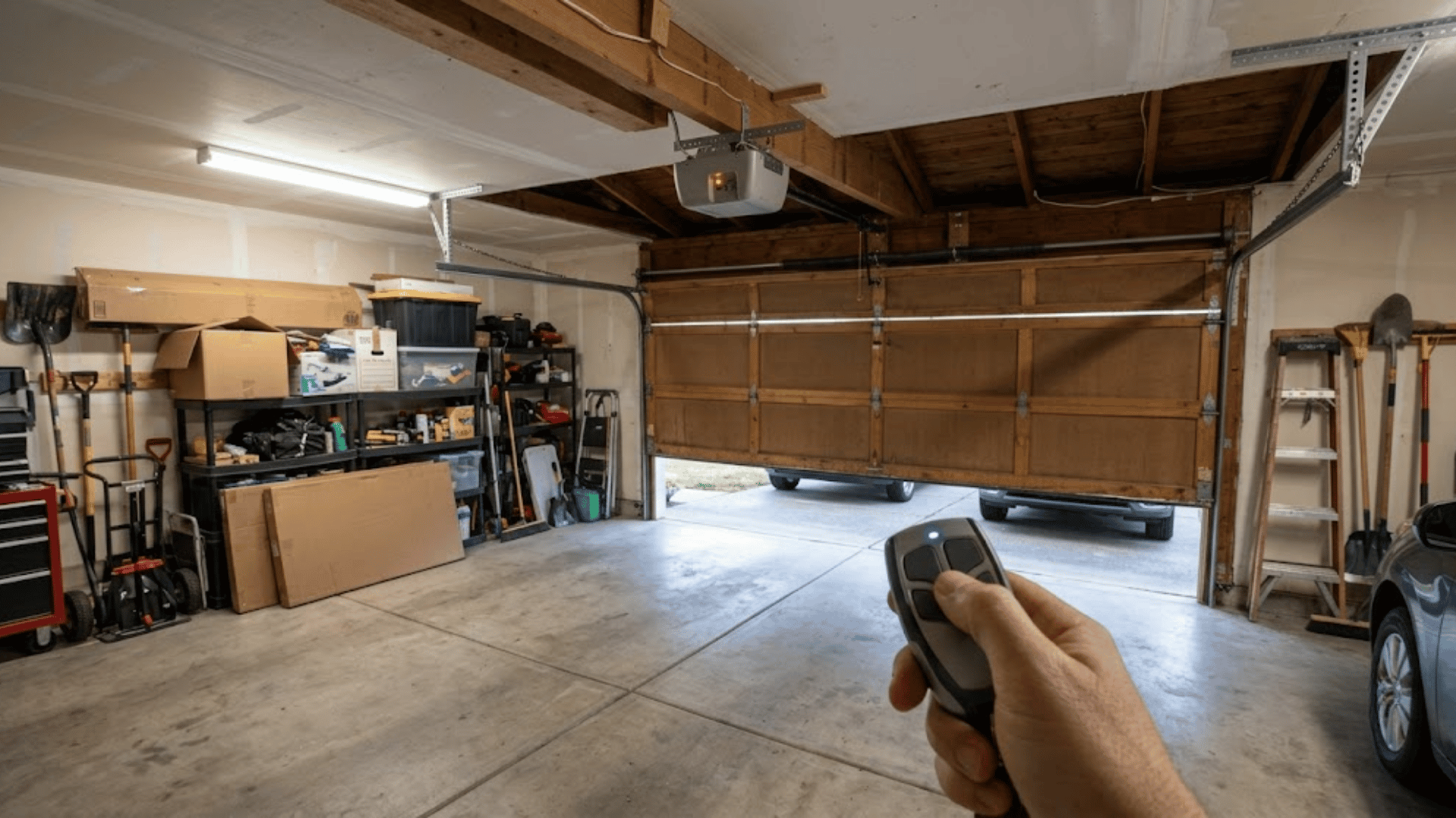 How to program a garage door opener by testing a remote after successful pairing with the motor unit