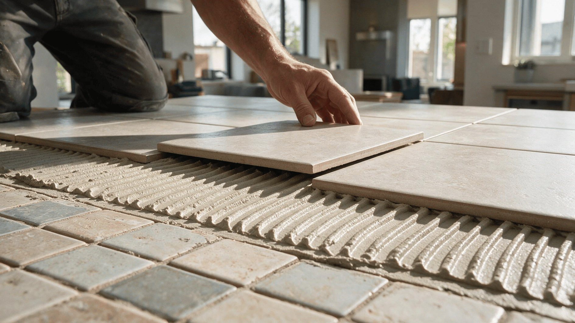 installing new tile over existing tile
