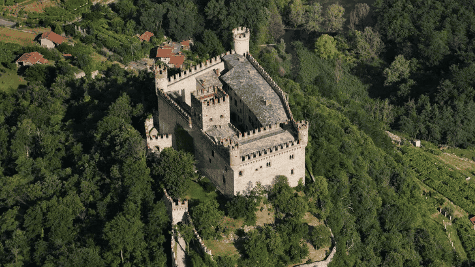 Johnny Depp's historic castle in Montalto Dora, Italy