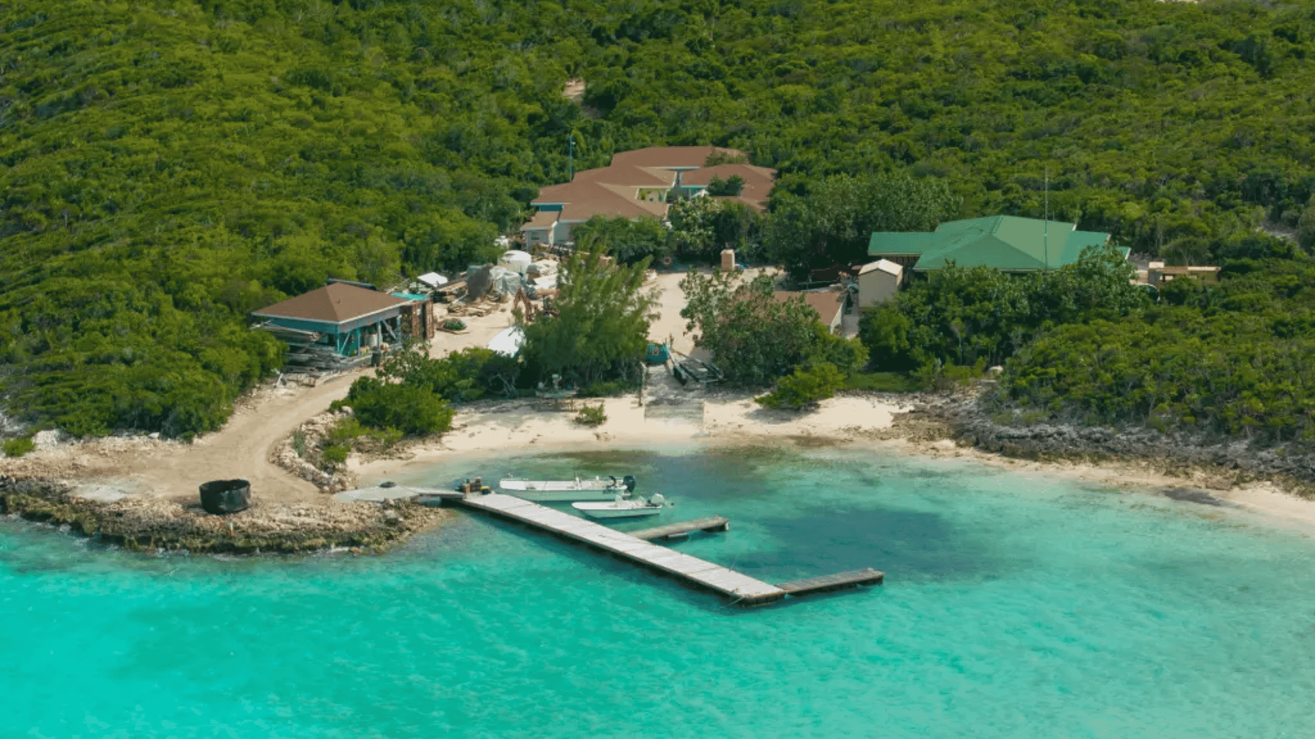 Johnny Depp’s Little Hall’s Pond Cay in Bahamas
