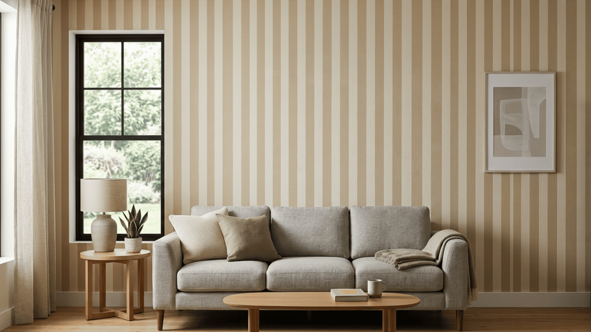 rustic wood panel wallpaper with irregular weathered timber boards creating a warm aged accent wall appearance